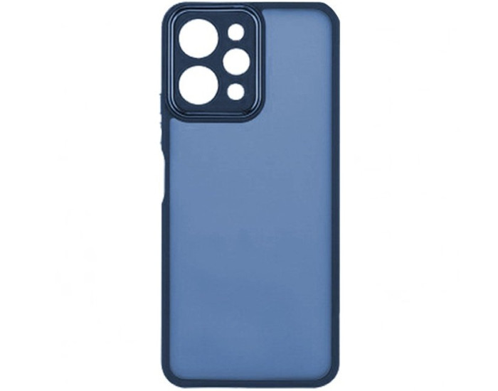 Чохол-силікон Luxury Metal Lens Xiaomi Redmi 12, Blue