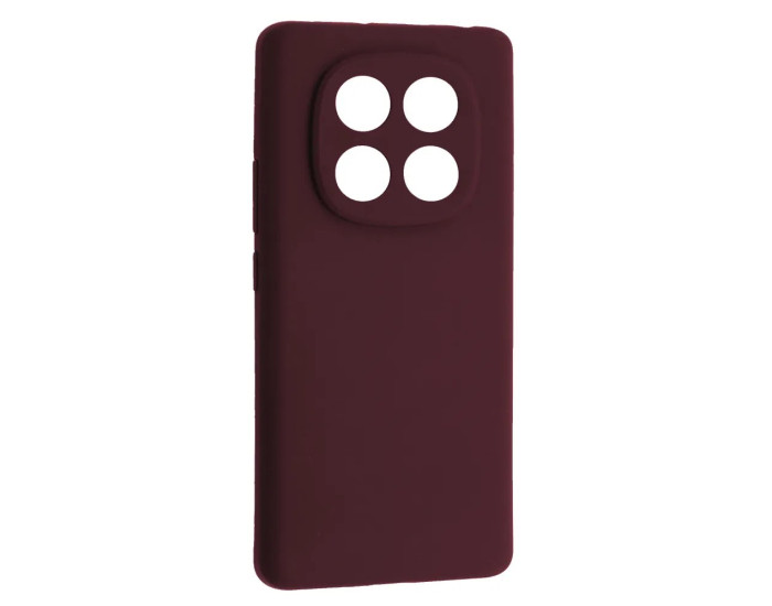 Чохол-силікон Luxury Case Xiaomi Redmi Note 14 Pro 5G, марсала