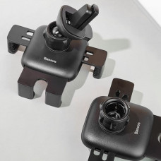 Автотримач Baseus Cube gravity Air outlet car mount, чорний