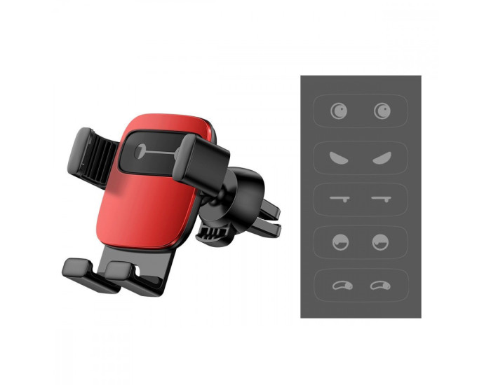Автотримач Baseus Cube gravity Air outlet car mount, чорний