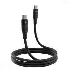 Кабель Proove Soft Silicone Type-C to Type-C 60W (1m) (black)