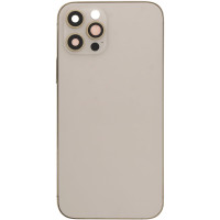 Корпус для iPhone 12 Pro з тримачем SIM карти, з бічними кнопками, золотистий, оригінал
