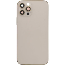 Корпус для iPhone 12 Pro з тримачем SIM карти, з бічними кнопками, золотистий, оригінал