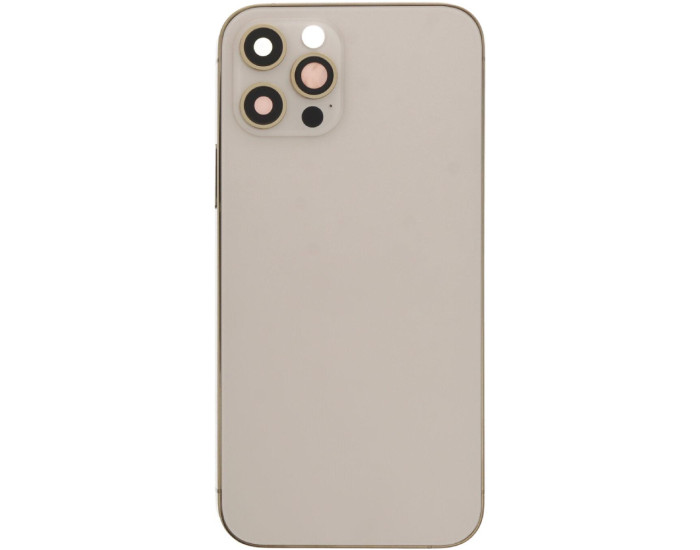 Корпус для iPhone 12 Pro з тримачем SIM карти, з бічними кнопками, золотистий, оригінал