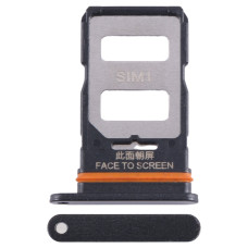 Тримач SIM-карты для Xiaomi Poco X4 GT, чорний, Dual Sim