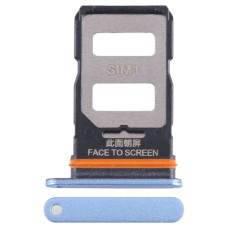 Тримач SIM-карты для Xiaomi Poco X4 GT, синій, Dual Sim