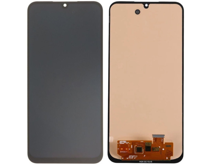 Дисплей с сенсорным экраном (модуль) Samsung A245 Galaxy A24, черный с широким ободком, OLED