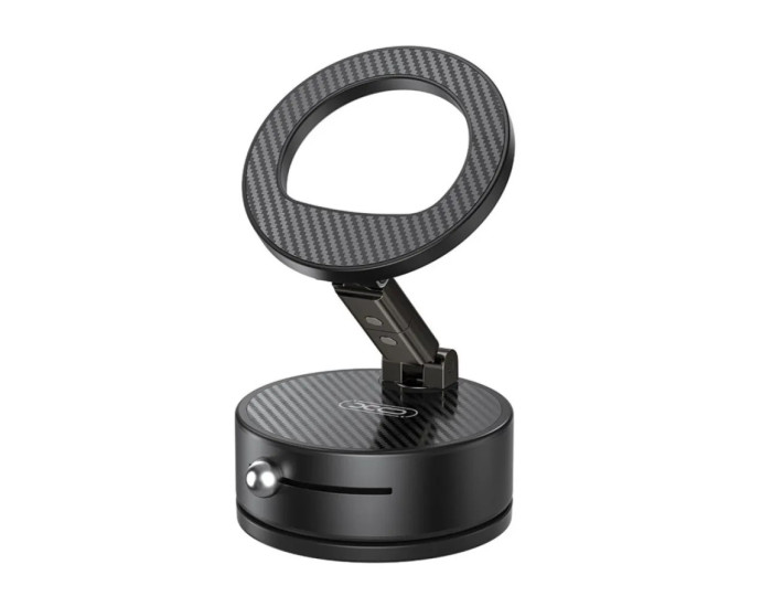 Автотримач XO C188 Metal MagSafe vacuum chuck manual latch magnetic holder (обертовий) чорний