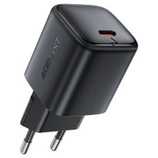 Мережеве зарядний пристрій Acefast A136 PD40W mini GaN USB-C, чорне