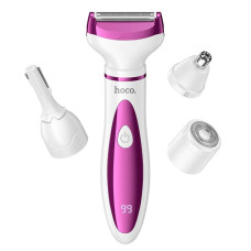 Тример Hoco HP80 4-in-1 ladies trimmer and shaver, розовый