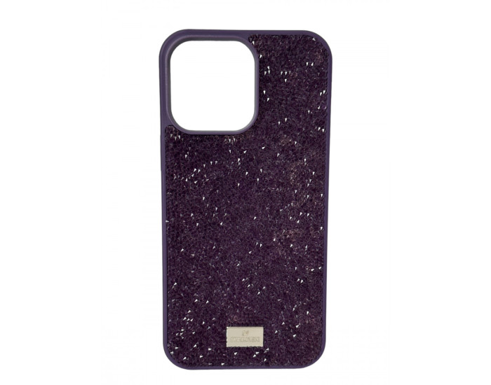 Чохол-силікон Swarovski Case iPhone 14 Pro Max, Purple