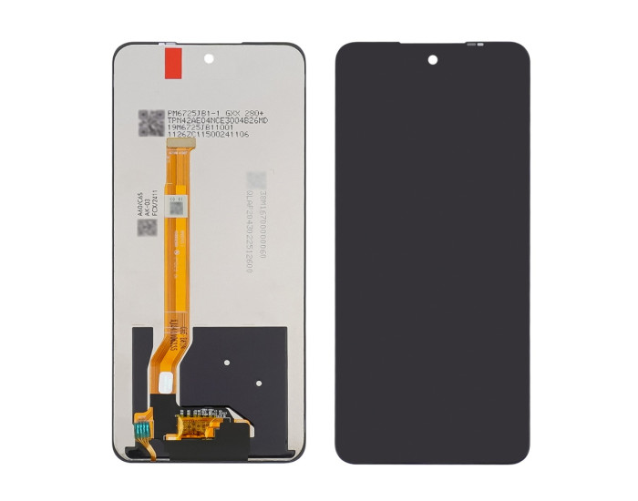 Дисплей з сенсорним екраном (модуль) Oppo A3 2020 /Oppo A3x, чорний, оригінал, сервісна упаковка GXQC