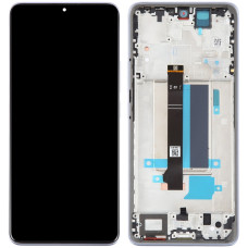 Дисплей з сенсорним екраном (модуль) Xiaomi Redmi Note 13 Pro Plus, з рамкою, Aurora Purple, оригінал