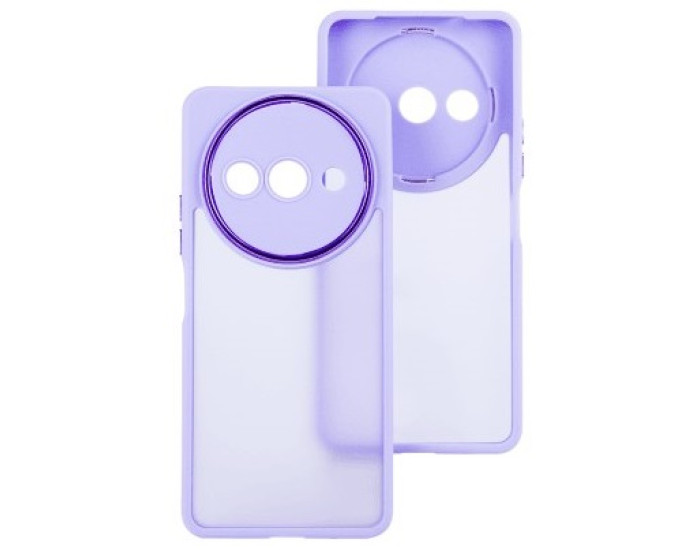 Чохол-силікон Luxury Metal Lens Xiaomi Redmi A3, Lilac
