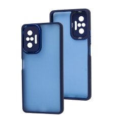 Чохол-силікон Luxury Metal Lens Xiaomi Redmi Note 10 Pro/10 Pro Max 4G, Lilac
