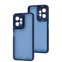 Чохол-силікон Luxury Metal Lens Xiaomi Redmi Note 12 4G, Blue