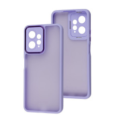 Чохол-силікон Luxury Metal Lens Xiaomi Redmi Note 12 4G, Lilac