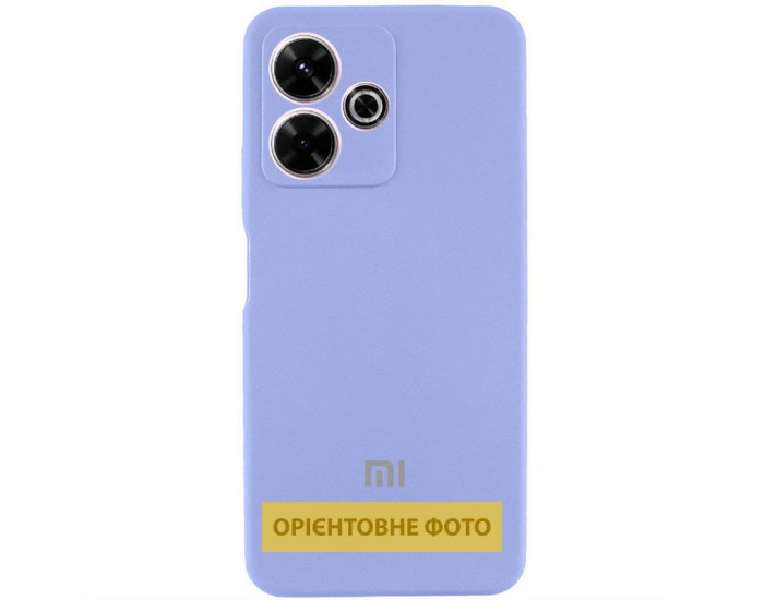 Чохол-силікон Lakshmi Full Camera with Logo Xiaomi Redmi A5 /Poco C71, бузковий