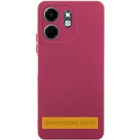 Чохол-силікон Lakshmi Full Camera with Logo Xiaomi Redmi A5 /Poco C71, Бордовий