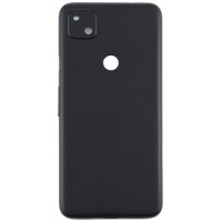 Задняя панель корпуса для Google Pixel 4a 4G, черная со стеклом камеры, оригинал