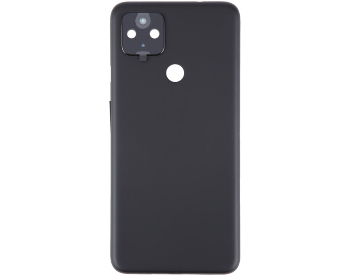 Задня панель корпуси для Google Pixel 4a 5G, чорна з склом камери, оригінал
