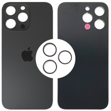Задняя панель корпуса для iPhone 13 Pro, Graphite (Big Hole) с кольцами