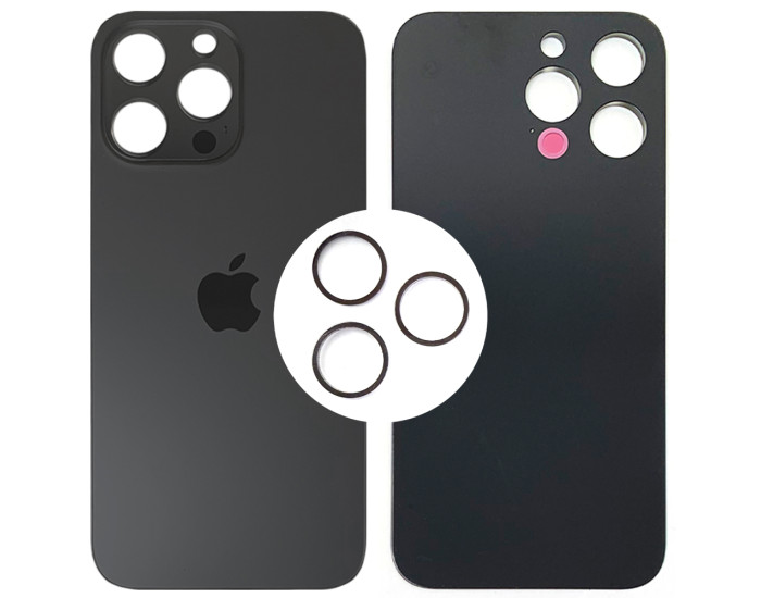 Задняя панель корпуса для iPhone 13 Pro, Graphite (Big Hole) с кольцами
