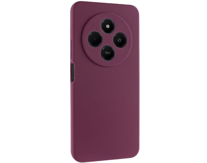 Чохол-силікон Lakshmi Full Camera Xiaomi Redmi 14C /Poco C75 (Бордовый/Plum)