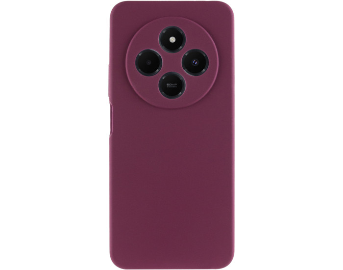 Чохол-силікон Lakshmi Full Camera Xiaomi Redmi 14C /Poco C75 (Бордовый/Plum)