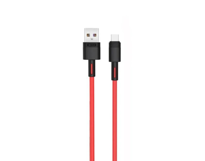 Кабель USB XO NB-Q166 USB to Type-C (5A/1m) красный