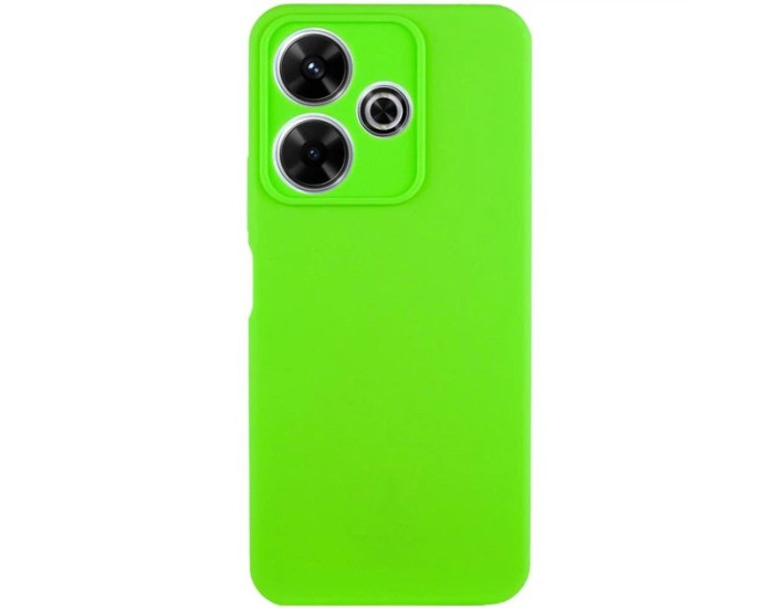 Чохол-силікон Lakshmi Full Camera Xiaomi Redmi 13 4G /Poco M6 4G (Салатовий / Neon Green)