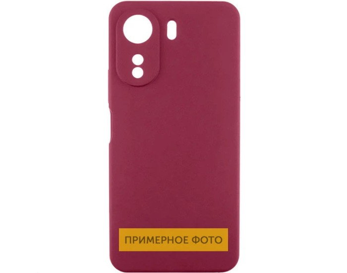 Чохол-силікон Lakshmi Full Camera Xiaomi Redmi 13C /Poco C65 (Бордо/ Marsala)
