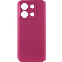 Чохол-силікон Lakshmi Full Camera Xiaomi Poco X6 Pro (Бордовий / Marsala)