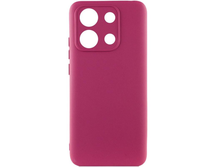 Чохол-силікон Lakshmi Full Camera Xiaomi Poco X6 Pro (Бордовий / Marsala)
