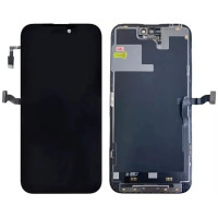 Дисплей з сенсорним екраном (модуль) iPhone 14 Pro, чорний, Soft DD (можна паяти мікросхему)