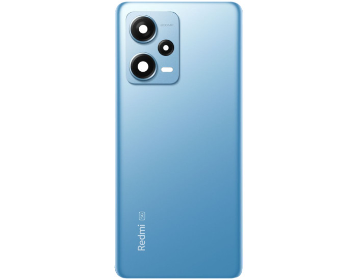 Задняя панель корпуса для Xiaomi Redmi Note 12 Pro Plus со стеклом камеры, Iceberg blue, оригинал