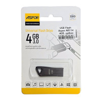 Флешка USB 3.0 Aspor 4GB AR114, срібляста