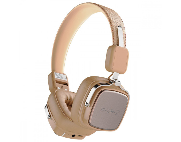 Бездротові навушники Bluetooth Proove 70's Classic II, бежеві