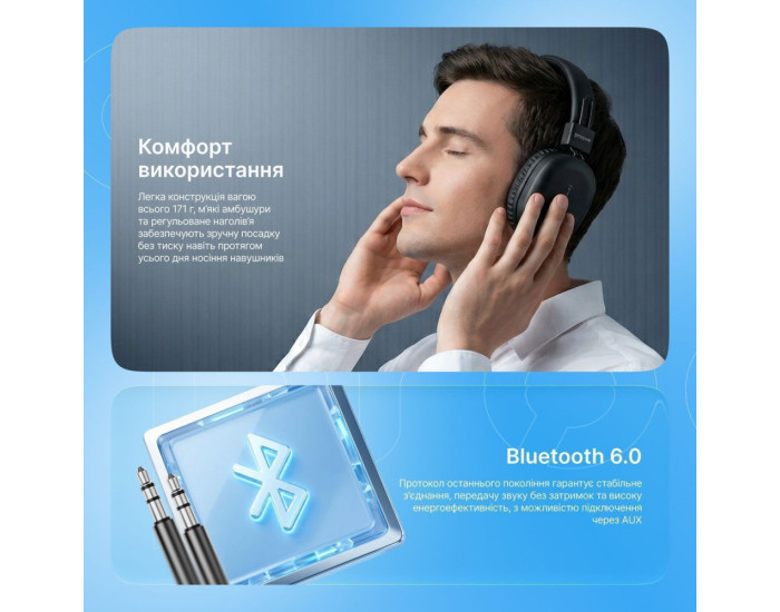 Бездротові навушники Bluetooth Proove Symphony Neo (APP) Білі