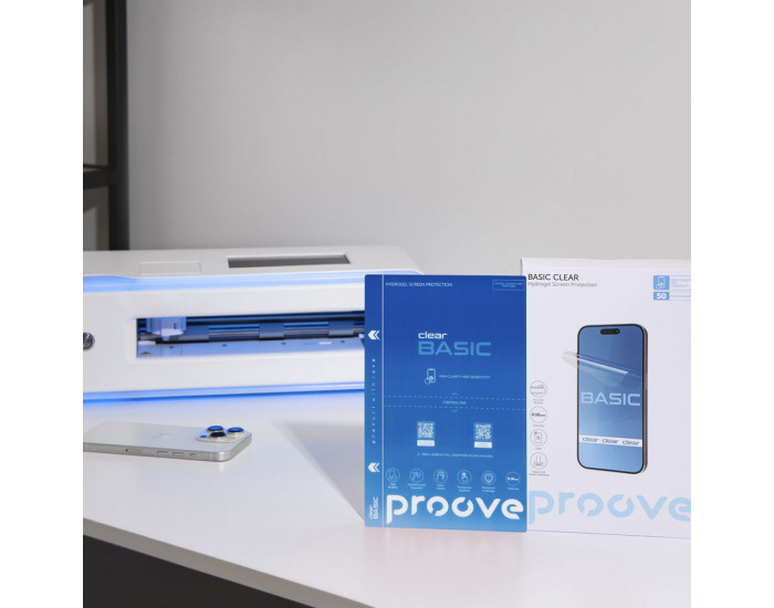 Защитная гидрогелевая пленка Proove Hydrogel Screen Protection (BASIC) прозрачная