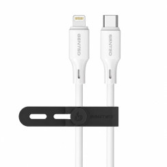 Кабель USB SENTEO SL-08 Nano Silicone 30W Type-C - Lightning (3A/1m) черный