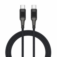 Кабель USB-C SENTEO SM-04 Eplosid series 60W Type-C to Type-C 1m, (black)