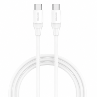 Кабель USB-C SENTEO SL-07 60W Type-C to Type-C 1.2m, Білий