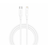 Кабель USB SENTEO SL-05 Foamed Silicone 30W Type-C to Lightning 1m, Білий