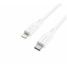 Кабель USB SENTEO SL-05 Foamed Silicone 30W Type-C to Lightning 1m, Білий