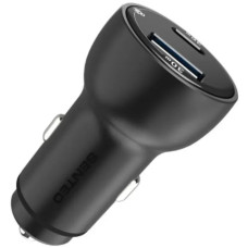 Автомобільне зарядний пристрій SENTEO Q-07 Fast Car charger (USB-A+USB-C) 66W 3A, Black