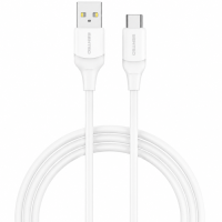 Кабель USB SENTEO SL-07 Skin Silicone 3A USB to Type-C 1.2m, Білий