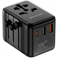 Сетевой переходник Proove Trip 20W, черный