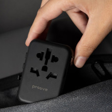 Сетевой переходник Proove Trip 20W, черный