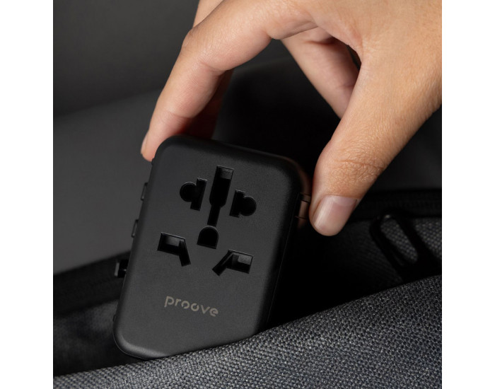 Сетевой переходник Proove Trip 20W, черный
